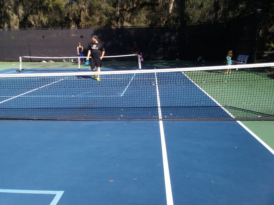 More pickle ball fun--kids too!