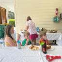 Pictures from 9/30 end of summer picnic.  Perfect weather, food, pickleball, pool, and kids games.  Introduced to 2 new families.  Steve and Shelly we missed you.  Was looking forward to meeting you.